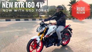 2025 TVS Apache RTR 160 4v USD Model Ride Review | Segment Killer !  |