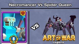 Art Of War Legion | By One Necromancer Vs Bos Spider Queen Test Damage