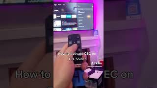 How to activate CEC on TCL Android TV