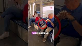 Rude Boy Disrespects Elderly Man and Instantly Regrets It #shorts