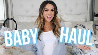 HUGE NEWBORN BABY HAUL! CLOTHES, STROLLER, DIAPER BAG & MORE | ALEXANDREA GARZA