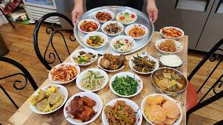 Korean’s most loved! amazing 20 side dishes meal / Korean street food