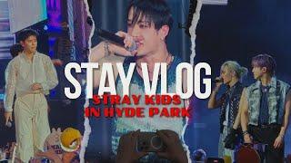 [STAY VLOG] STRAY KIDS live performance at the HYDE PARK FESTIVAL | NMIXX | KIRE & more!