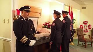 Firefighter Funeral: Retired Fire Chief Bindbeutel