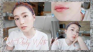 【GRWM】旅行的清透簡單妝容//眉毛教學簡易版