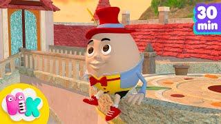 Humpty Dumpty Sat On A Wall | HeyKids Nursery Rhymes | Animaj Kids