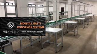 Montaj Hattı Konveyör Sistemi - MB114D - mbmakina.com.tr