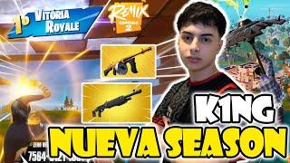 K1NG JUEGA LA NUEVA SEASON FORTNITE REMIX CAP 2PRIMERA WIN