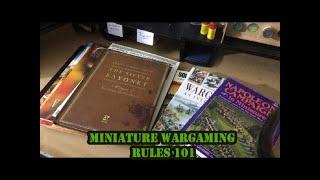 Understanding Miniature Wargaming Rules 101 - A Primer