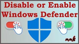 Disable Windows 10 Defender – Turn off Windows Defender Antivirus