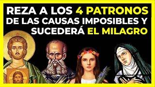 Consigue un MILAGRO con esta oración a los CUATRO PATRONOS de las causas IMPOSIBLES