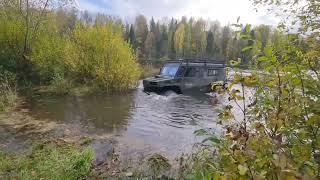 Север Трак Егерь. Вездеход Выход из воды