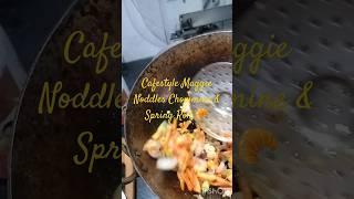 Cafestyle Maggie Noddles Garlic Chowmine & Spring Roll |Tasty|DeliciousPunjabi Kitchen Recipe