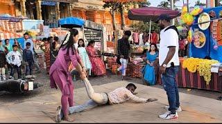 Lakshmi Nivasam New serial  Fight scene Making// #zeetelugu #trending #serial #viral //mobiletheatre