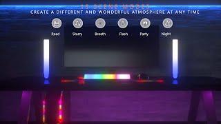 Mcbazel Smart LED RGB Colorful Light Bars Set with Remote Control