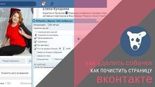 КАК УДАЛИТЬ СОБАЧЕК ВКОНТАКТЕ | КАК ПОЧИСТИТЬ ВКОНТАКТЕ ОТ НЕАКТИВНЫХ ДРУЗЕЙ