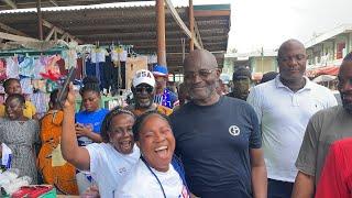 LIVE:Kennedy Agyapong Storms Amasaman to a massive welcome. #npp #elections