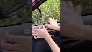 Door opening tip sticker without degumming is posted in the car warning sticker warm tip sticker