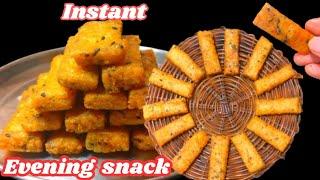 Easy snacks to make at home  | Evening Snacks Recipe | Instant 10 Minutes Snacks |