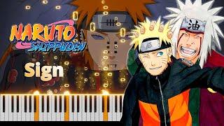 NARUTO Shippuden OP 6: "Sign" by FLOW on Piano [FREE MIDI]