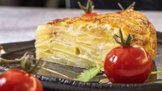 Картошка + яйца = испанский омлет. Сытный завтрак для всей семьи. Хорошее настроение. Тортилья