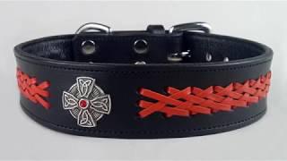 Braided Leather Dog Collars