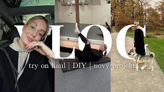 TÝDENNÍ VLOG | H&M sport haul, DIY , ranní skincare rutina  & vánoční projekt | Veronika Duží