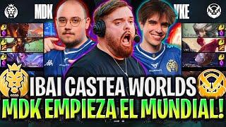 IBAI CASTEA A MAD KOI!EMPIEZA EL MUNDIAL! | MDK vs VKE Game 1 WORLDS PLAY IN 2024 IBAI ESPAÑOL