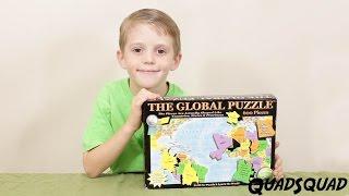 Learn Geography and Countries of the World with this Fun Puzzle - with Justin