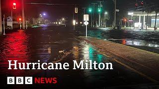 Hurricane Milton makes landfall in Florida, US | BBC News