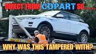 WE BOUGHT A RANGE ROVER EVOQUE FROM COPART WITH A BODGE REPAIR