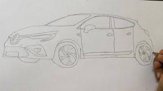 HOW TO DRAW 2021 RENAULT CAPTURE. NANDU S WORLD