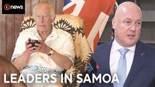 King Charles becomes high chief on first day in Samoa | 1News on TVNZ+