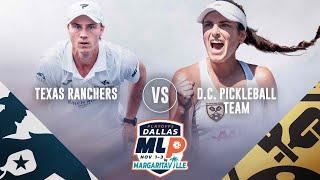 Texas Ranchers vs. D.C. Pickleball Team | Premier Quarterfinals 2, Match 3 |  MLP Dallas Playoffs