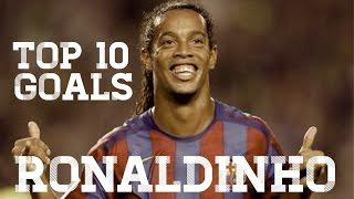 Top 10 Goals by Ronaldinho • El Brujo