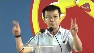 GE2015: Daniel Goh speaks at WP rally at Bedok Stadium, Sep 9