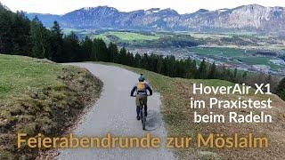 Feierabendrunde zur Möslalm | Selbstfliegende Mini-Drohne HoverAir X1 im Praxistest auf dem MTB