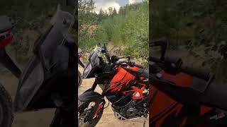 Пугаревский карьер KTM 390 Adventure SW, G-moto Cross X и Honda Transalp