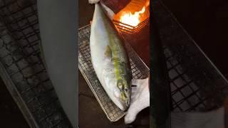 Yellowtail Wasabi【Winter Camping Food】#shorts