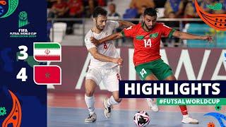 IR Iran v Morocco | FIFA Futsal World Cup 2024 | Round of 16 | Highlights