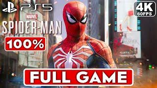 SPIDER-MAN Gameplay Walkthrough FULL GAME [4K 60FPS PS5] - No Commentary