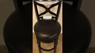 100279 Black Swivel 30" Seating Height Bar Stool