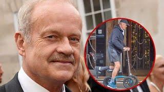 Kelsey Grammer Scoots Through London Despite Foot Injury!