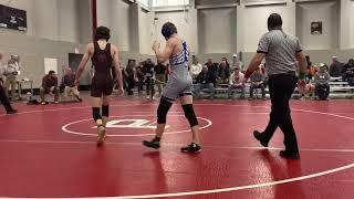 Noah Adamson 138 lb Hubbard Eagles Varsity Wrestling 2021/2022 Season
