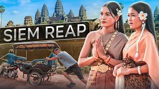 Siem Reap Cambodia. Angkor Wat Temple and Local Life