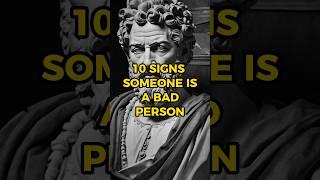 10 Sings Someone Is A Bad Person #viral #shorts #stoic #motivation #stoicism #stoicmindset #history