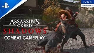 ASSASSIN'S CREED SHADOWS New Combat Gameplay Demo | Most BRUTAL KATANA OPEN WORLD coming in 2025