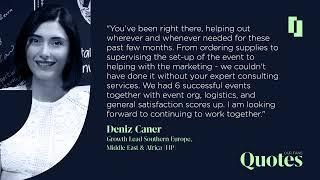 Event Consulting Testimonial - Deniz Caner