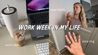 week in my life: work Q&A, new habits + gadgets | maddie cidlik