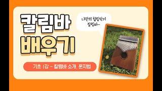 초등 칼림바 1강, 칼림바 배우기, 칼림바 유래, 칼림바 운지법, 칼림바 구조, 칼림바 조율하기, kalimba tutorial, how to play kalimba